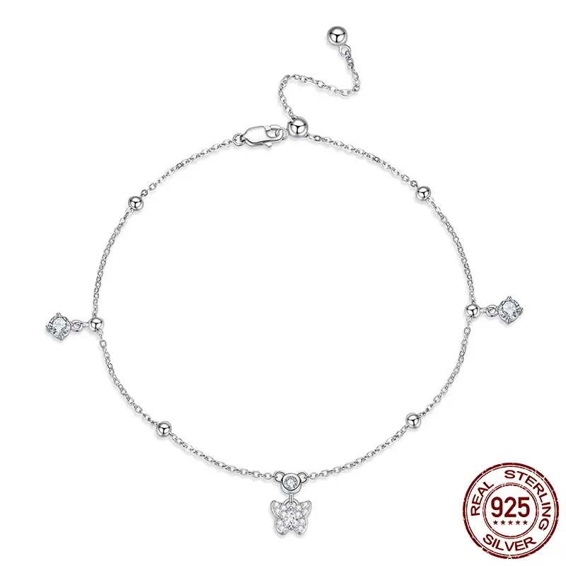 Adjustable Simple All-match Butterfly Anklet Ornament