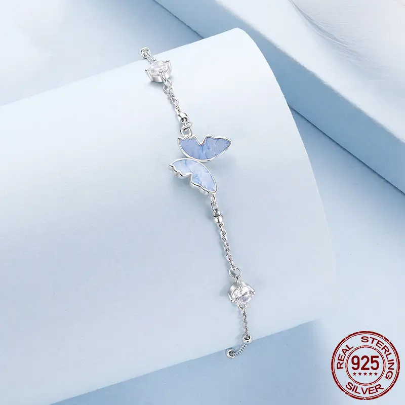 Simple Mori Style S925 Sterling Silver Bracelet Ornament