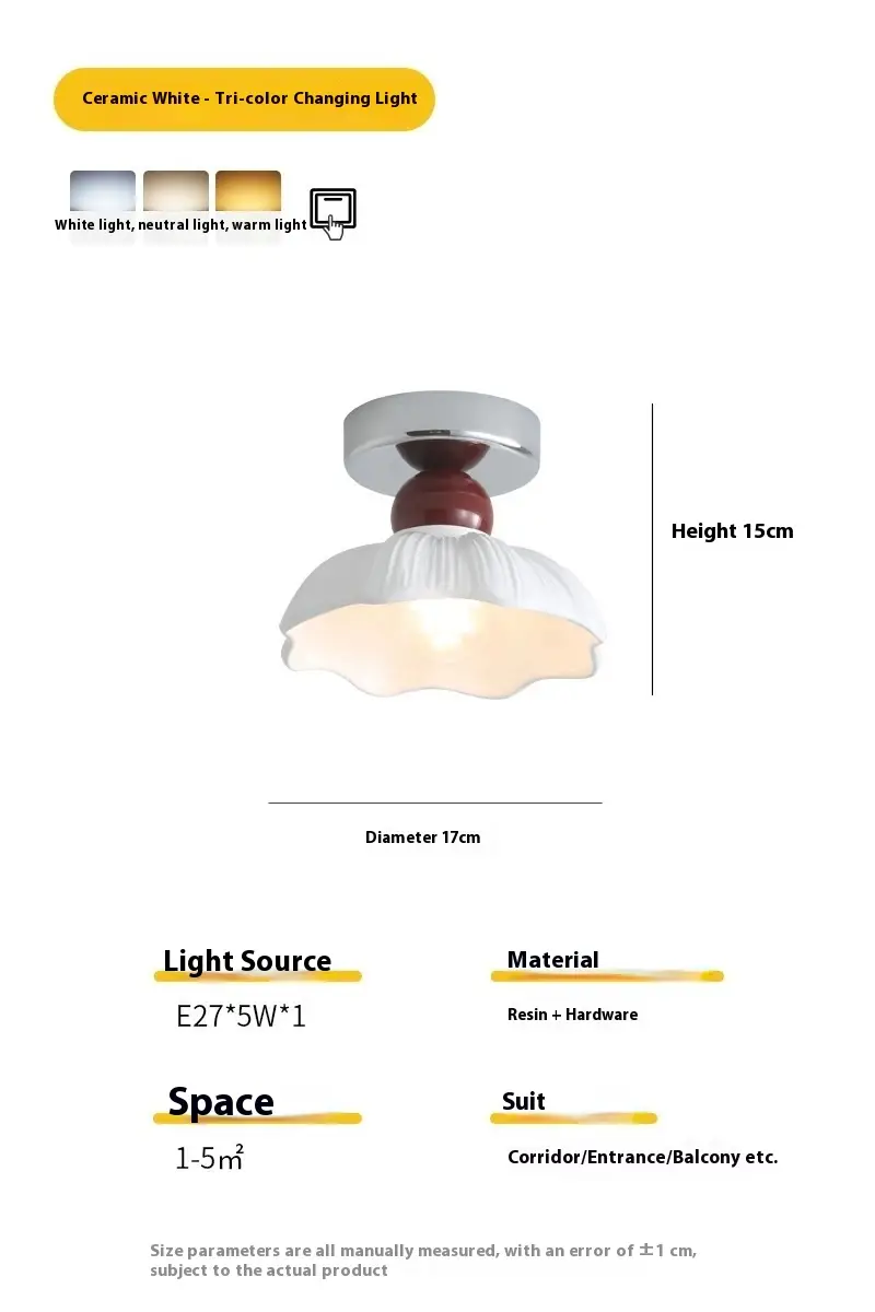 Antique Style Corridor Aisle Ceiling Lamp Retro