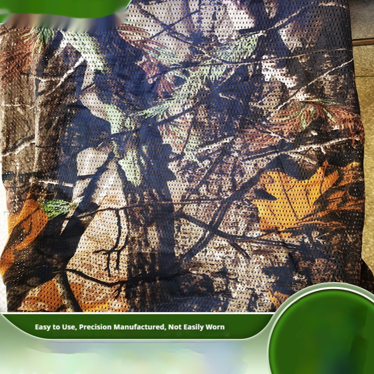Bionic Camouflage Printed Square Jacquard Six-side Rhombus Mesh Cloth - Image 4