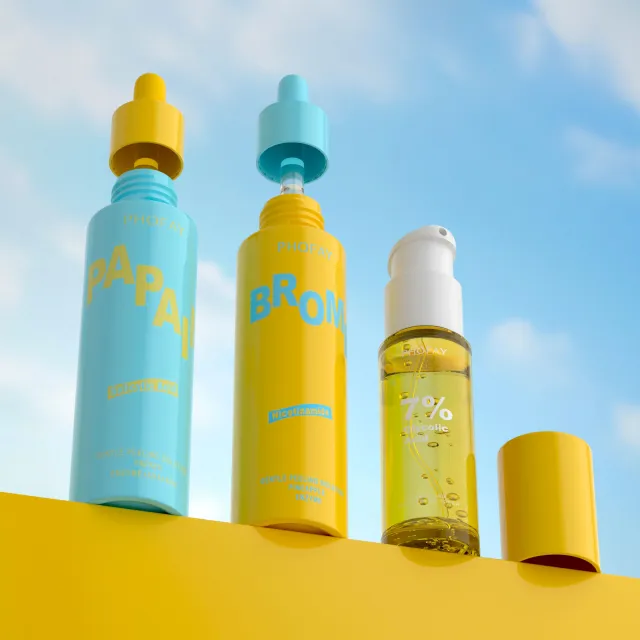 PHOFAY GLYCOLIC ACID AHA EXFOLIATING BRIGHTENING TONER Set - Shop at LoveMi
