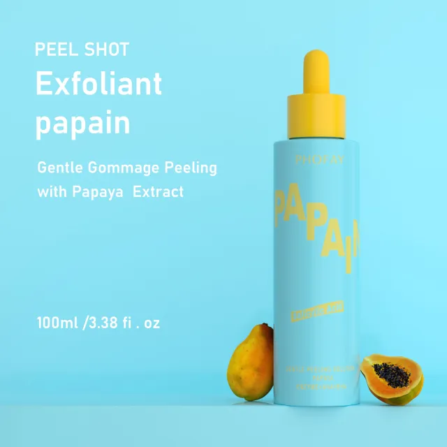 PHOFAY GENTLE PEELING SOLUTION PAPAYA ENZYME AHA BHA Cs006 - Shop at LoveMi