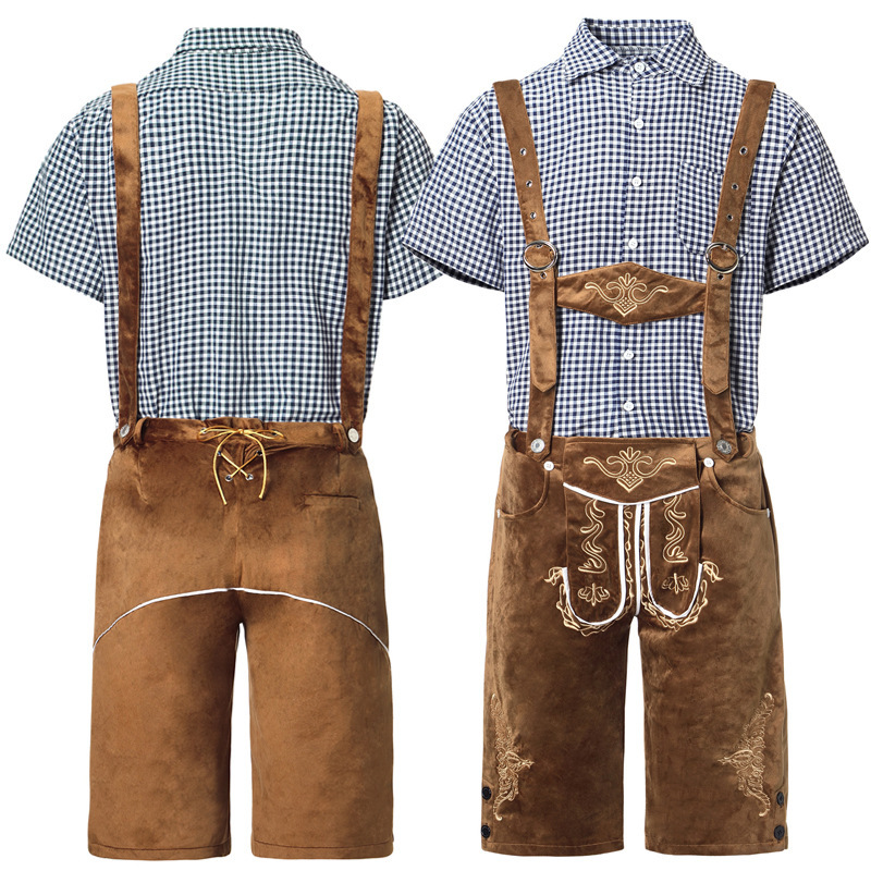 Chemise homme - Black top brown pants