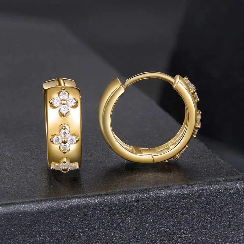 Luxury Elegant S925 Sterling Silver Delicate Earrings - Jewelry & Watches