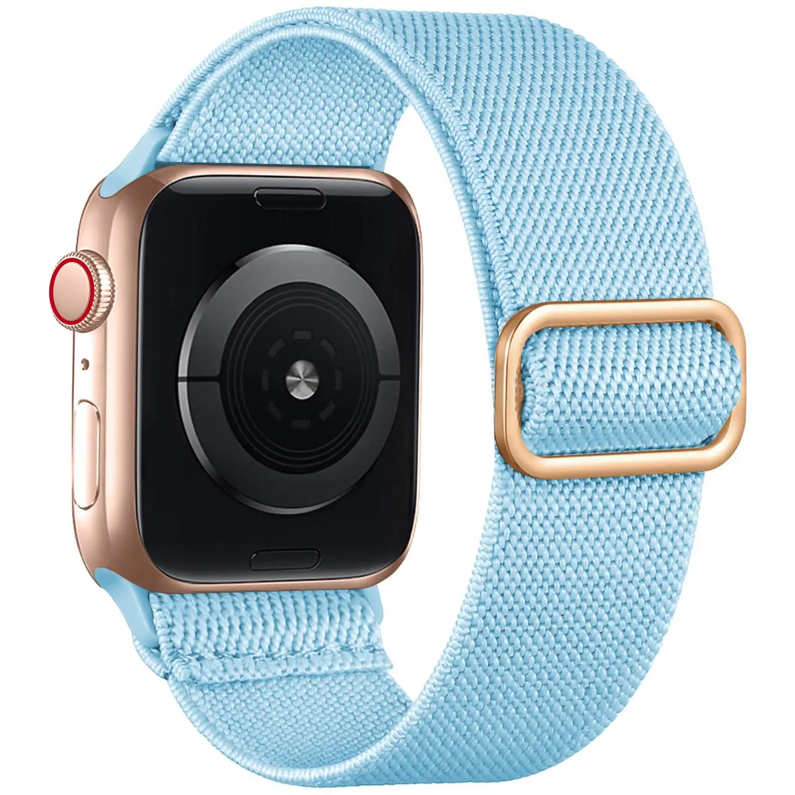 Nylon Solid Color Woven Watch Buckle Strap