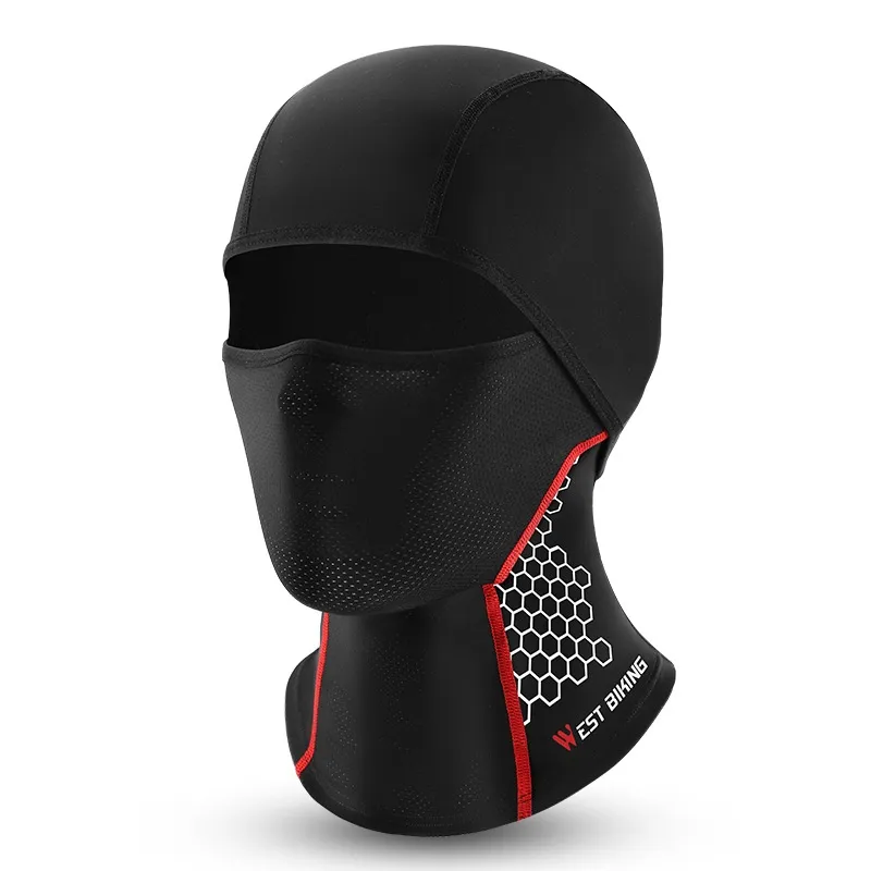 Sunscreen Riding Hat Motorcycle Ice Silk Full Face - Black