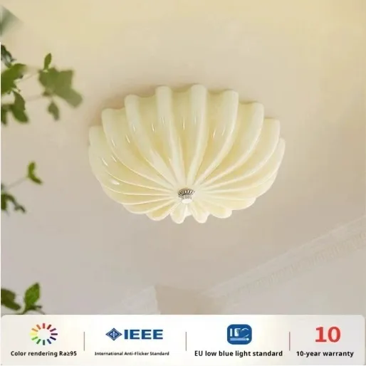 Middle Ancient Cream Style Bedroom Glass Ceiling