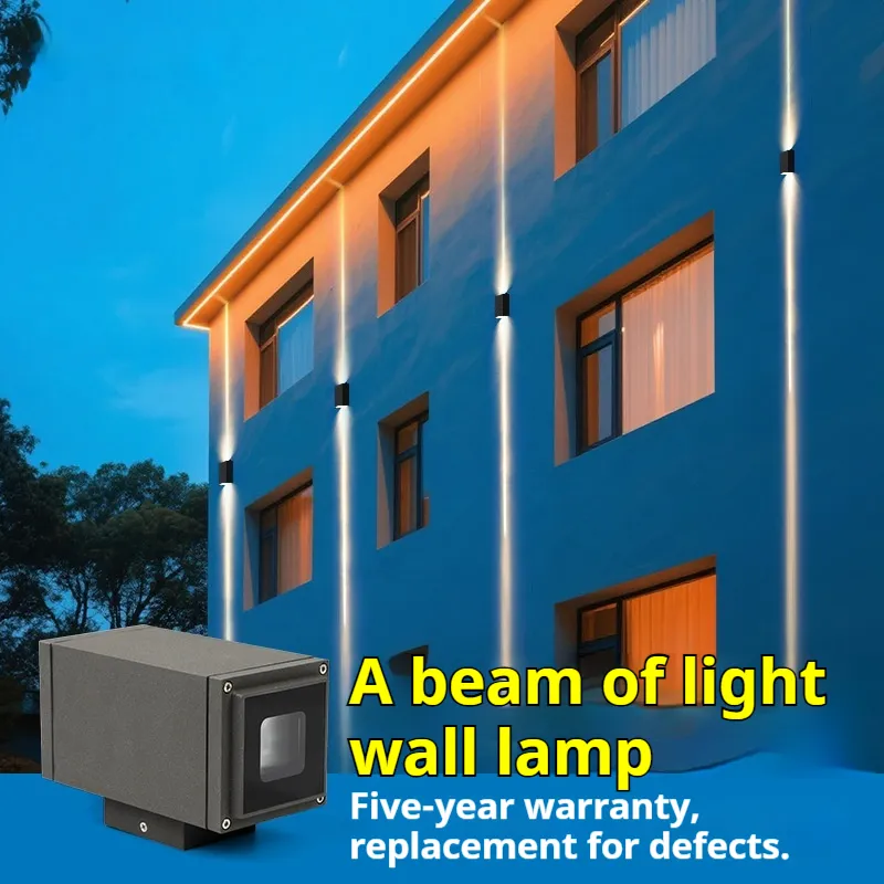 Wall Lamp Outdoor Waterproof Facade Lighting Double