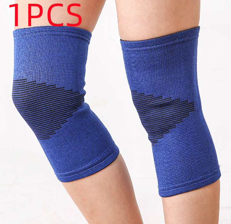 Two side Elastic Kneecap Bamboo Charcoal Thin Kneecap Blue - Shop at LoveMi