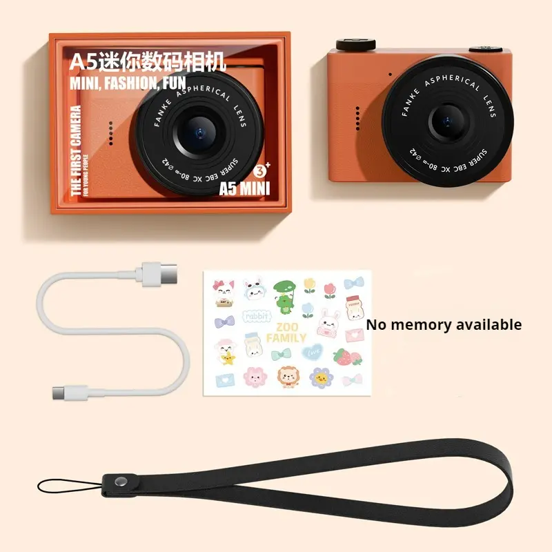 Classic Small Camera Front And Rear Dual Camera Video