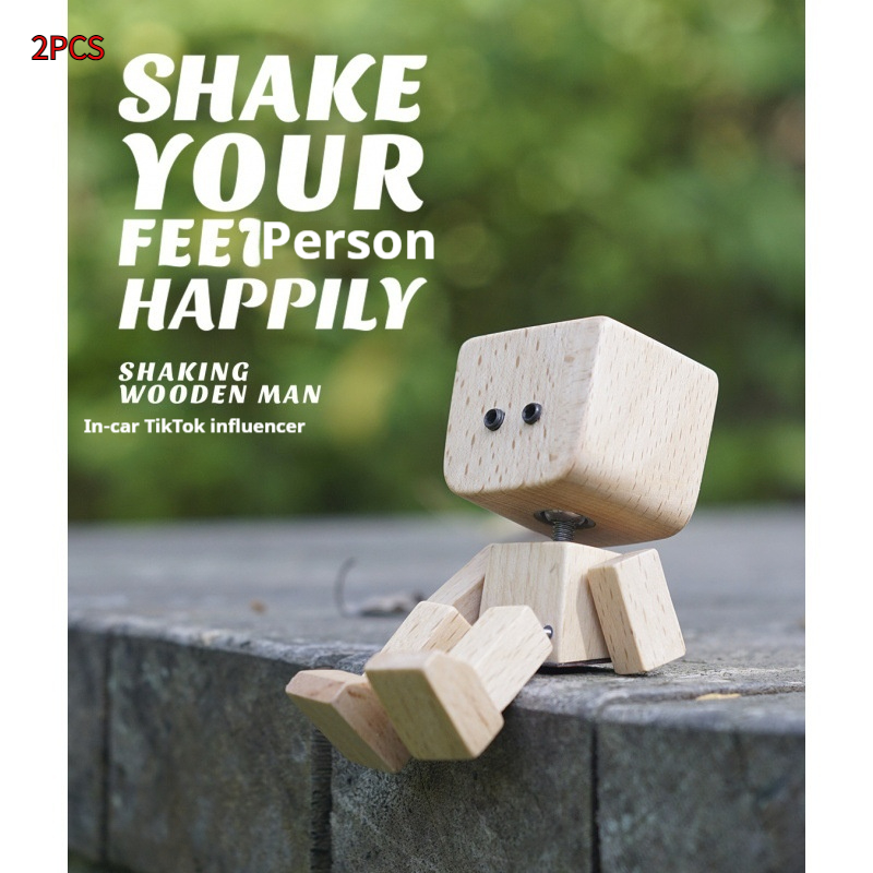 Handmade Puppet Decoration With Shaking Feet