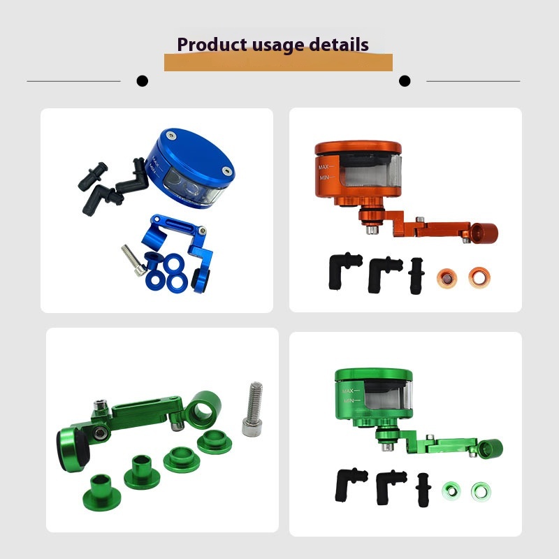 Motorcycle Modification Accessories Front Brake Fluid Brake Oil Cup Bracket Universal - Image 6