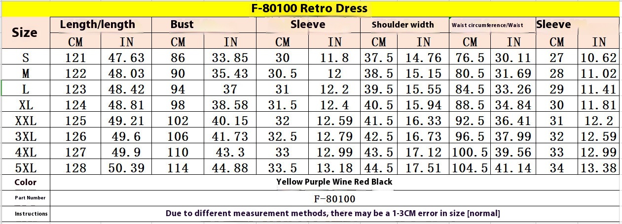 Round Neck Contrast Medium Sleeve Long Dress