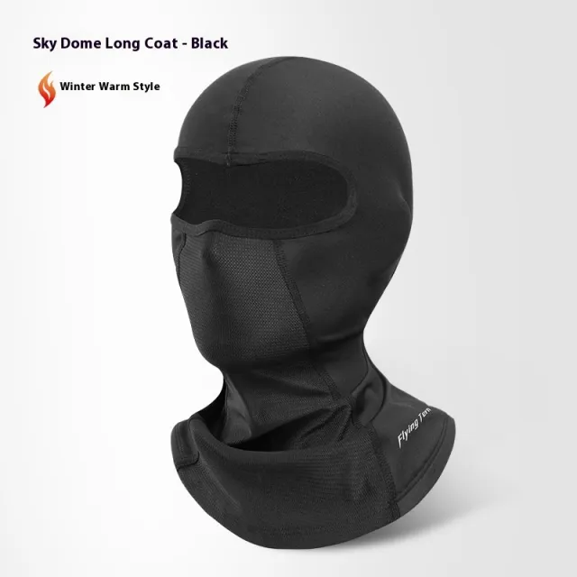 Wind proof And Cold Protection Mask Bicycle Headgear Black Without Glasses Holes - Shop at LoveMi