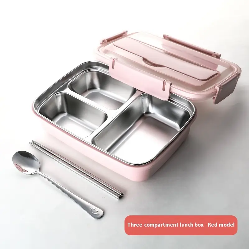 Stainless Steel Divided Lunch Box Insulation