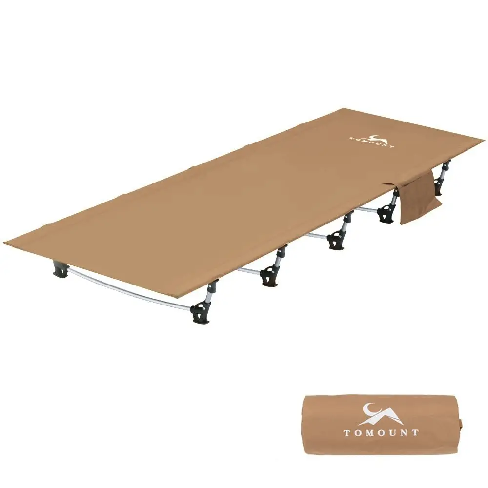 Outdoor Ultra-light Camping Single Lunch Break Aviation Aluminum Alloy Folding Bed