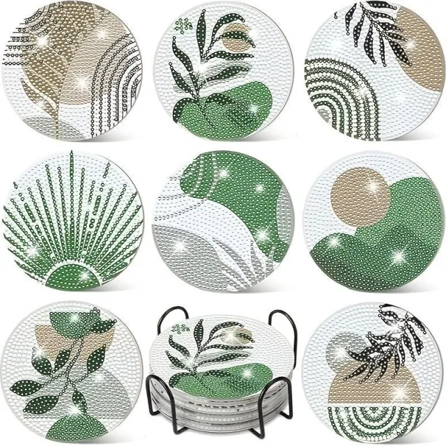 PET Handmade Creative Rhinestone Coaster Acrylic - Shop at LoveMi