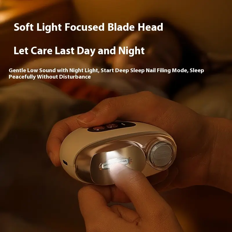 Electric Nail Clippers Rechargeable Household Anti-pinch Cutting And Grinding