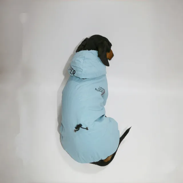 Dog Cat Pet Clothes Winter Warm Reflective Outdoor Four legged Pet Clothing Sky Blue - Shop at LoveMi