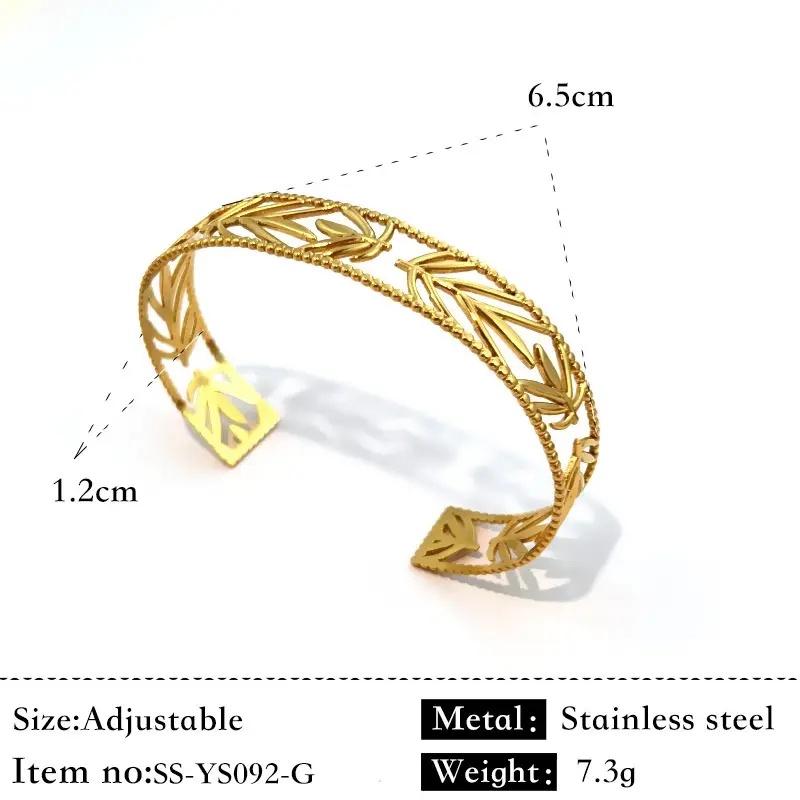 Stainless Steel Bracelet Women's Niche Flower Design