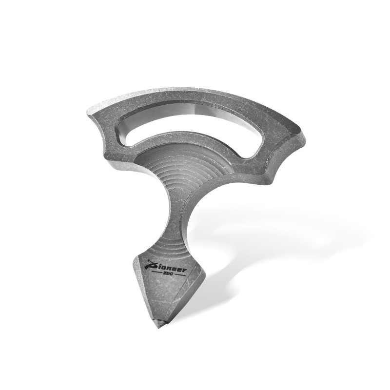 Titanium Alloy Decompression Brass Knuckle Tide Play Tungsten Steel Window Breaking Machine Stone Wash - Shop at LoveMi