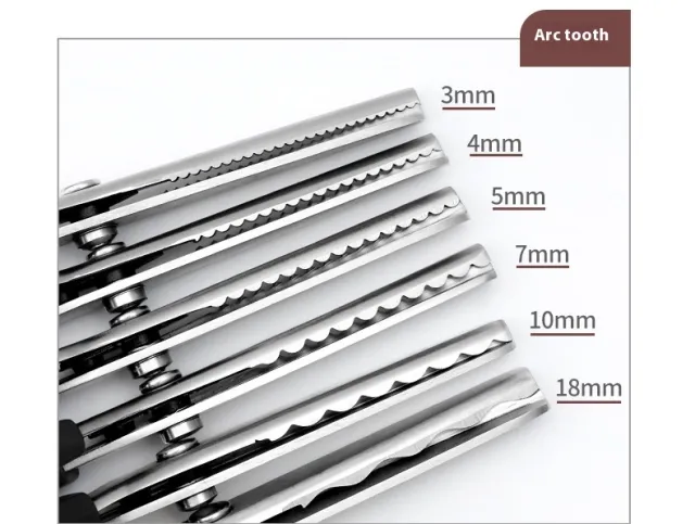 Triangle Dog Teeth Serrated Dressmaker's Shears Handmade Lace Arc Wave Scissors Circular Teeth - Shop at LoveMi