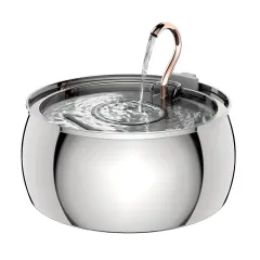 4L Water Drop Large Capacity Pet Stainless Steel Water Dispenser - Uk - View 1