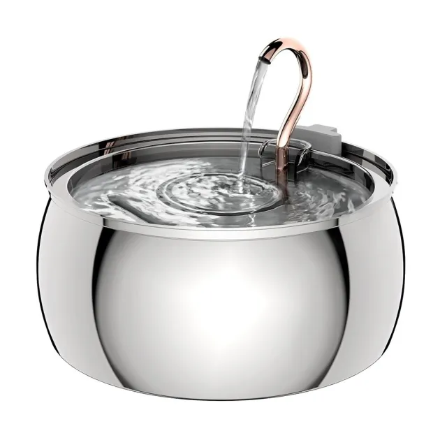 4L Water Drop Large Capacity Pet Stainless Steel Water Dispenser Eu - Shop at LoveMi
