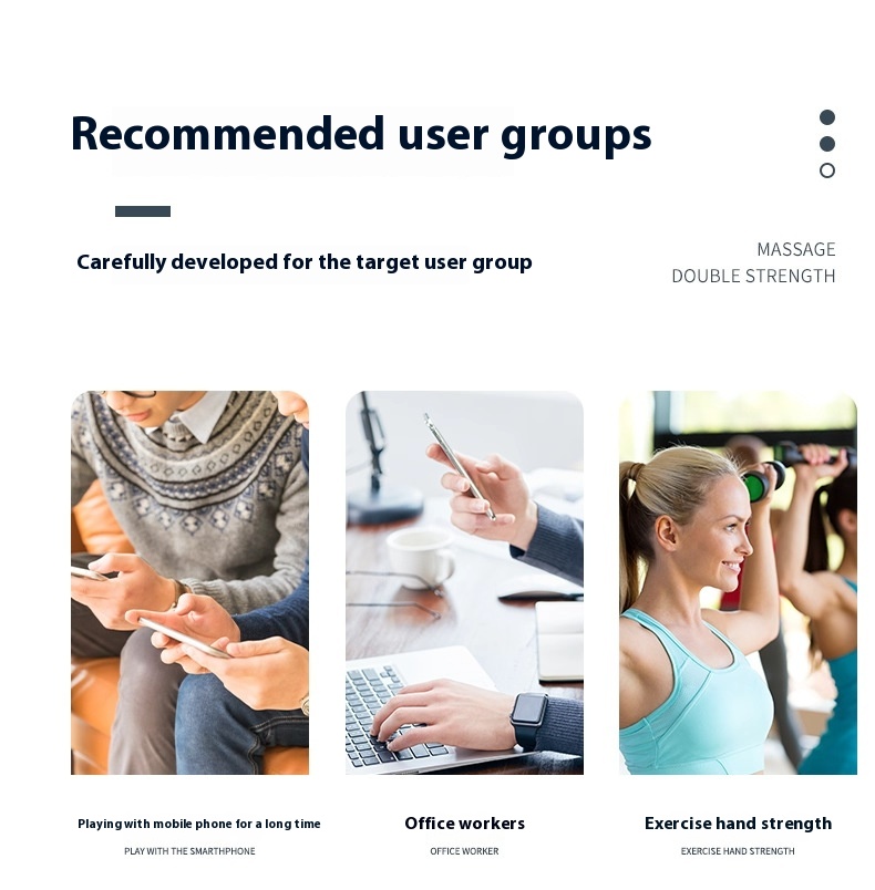 Silicone Grip Ring Decompression Decompression Building Up Arm Muscles Training Five Finger Strength Rehabilitation Grip Strength Exercise Hand Strength Equipment