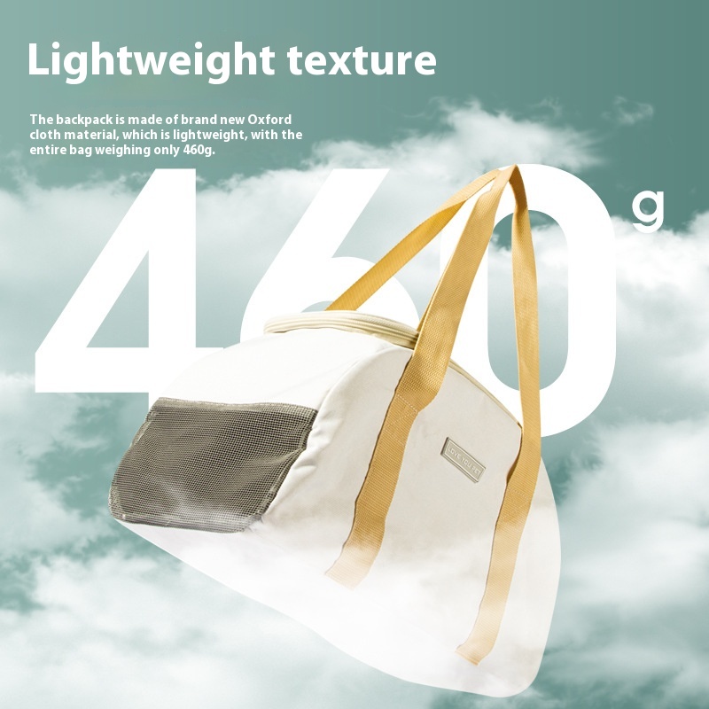 One Shoulder Cat Bag Breathable Lightweight Washable Portable Large Capacity