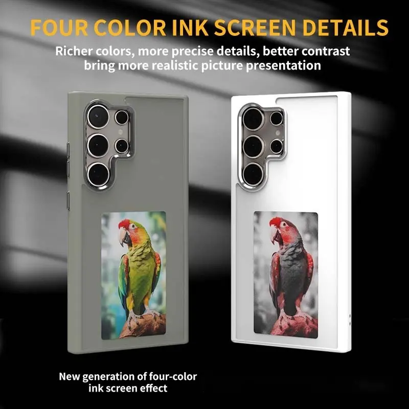 Color E-ink Screen Phone Case Projection Screen Change With Shooting