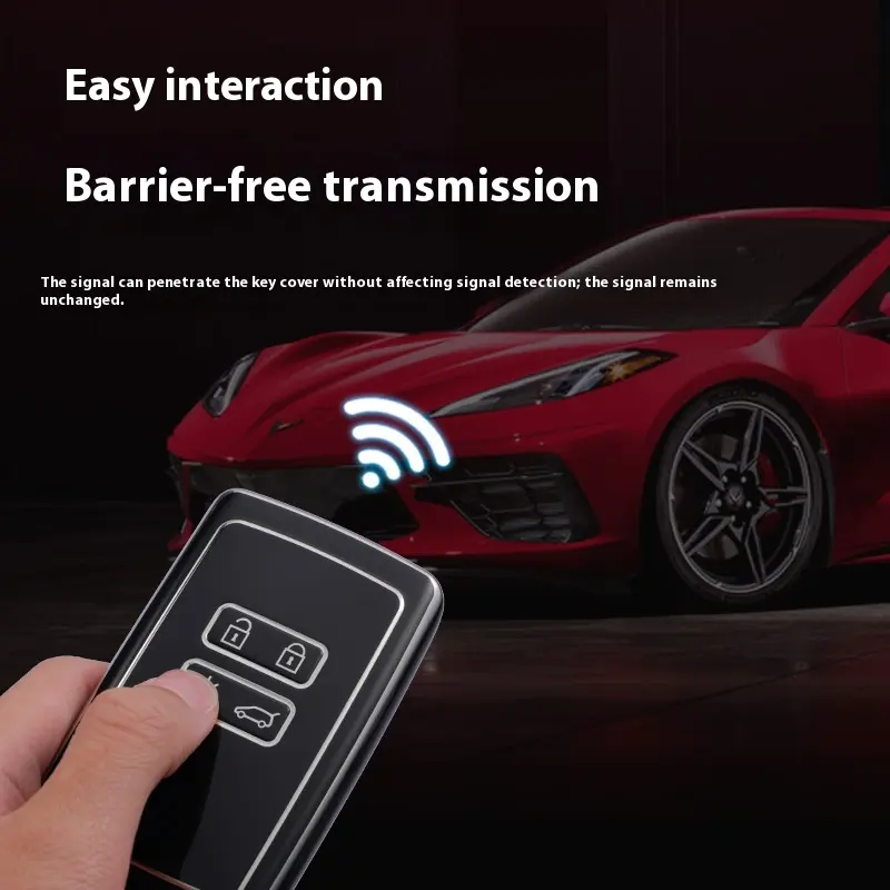 Car High-end Protective Key Case And Keychain