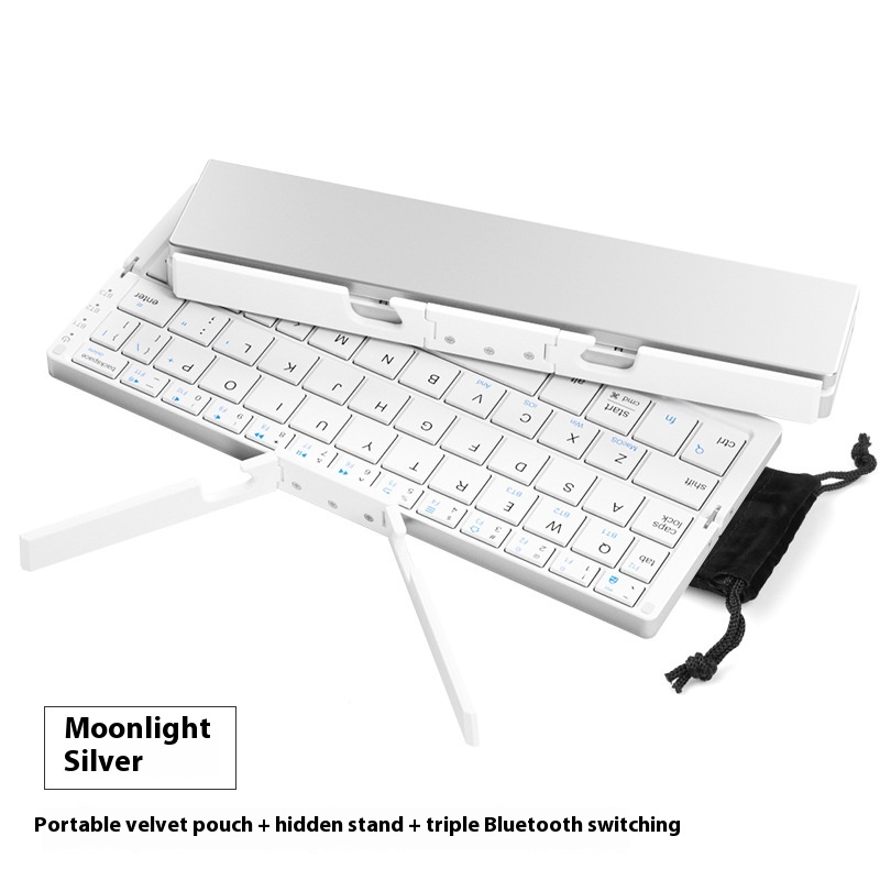 Folding Bluetooth Keyboard For Tablets And Phones