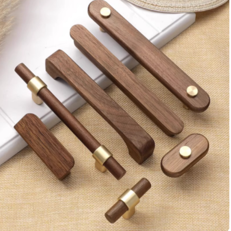 Walnut Wardrobe Cabinet Coffee Table Solid Wood Handle