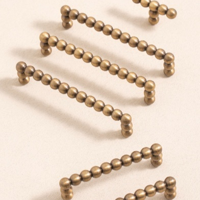 Retro Bronze Pearl Brass Handle Creative Light Luxury