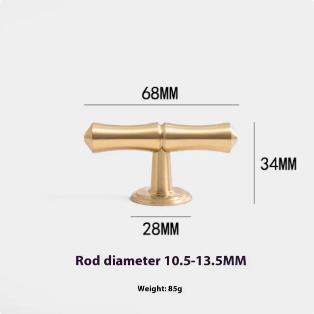 Brass Wardrobe Door Handle Simple Cabinet Handle Gold - Shop at LoveMi