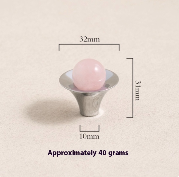 Silver Rose Quartz