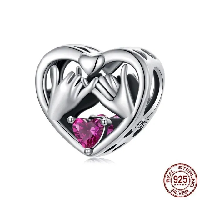 S925 Silver Love Eternal Agreement Beaded Diy Bracelet Accessories Scc3061 - Shop at LoveMi