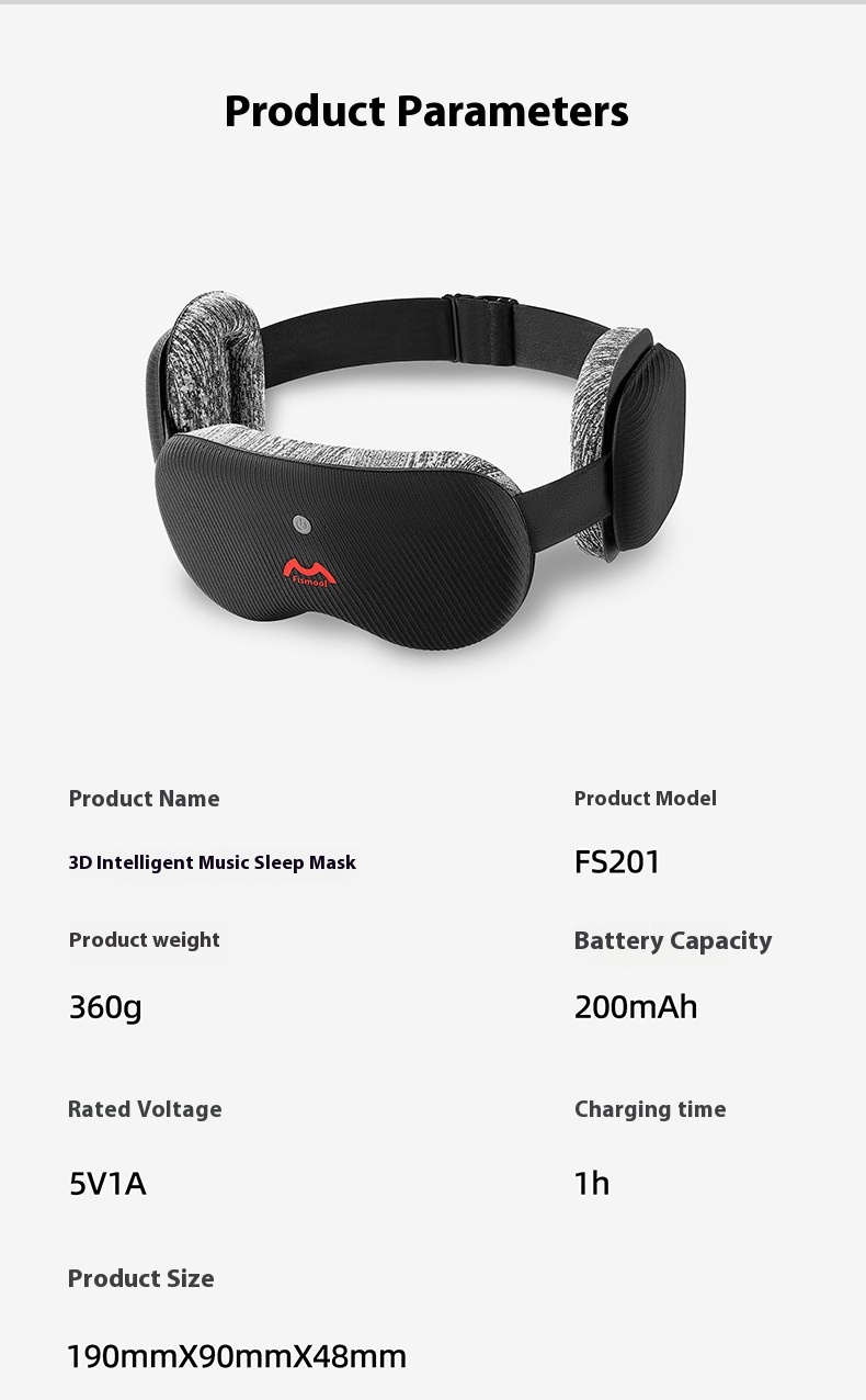 Smart White Noise Sleep Mask