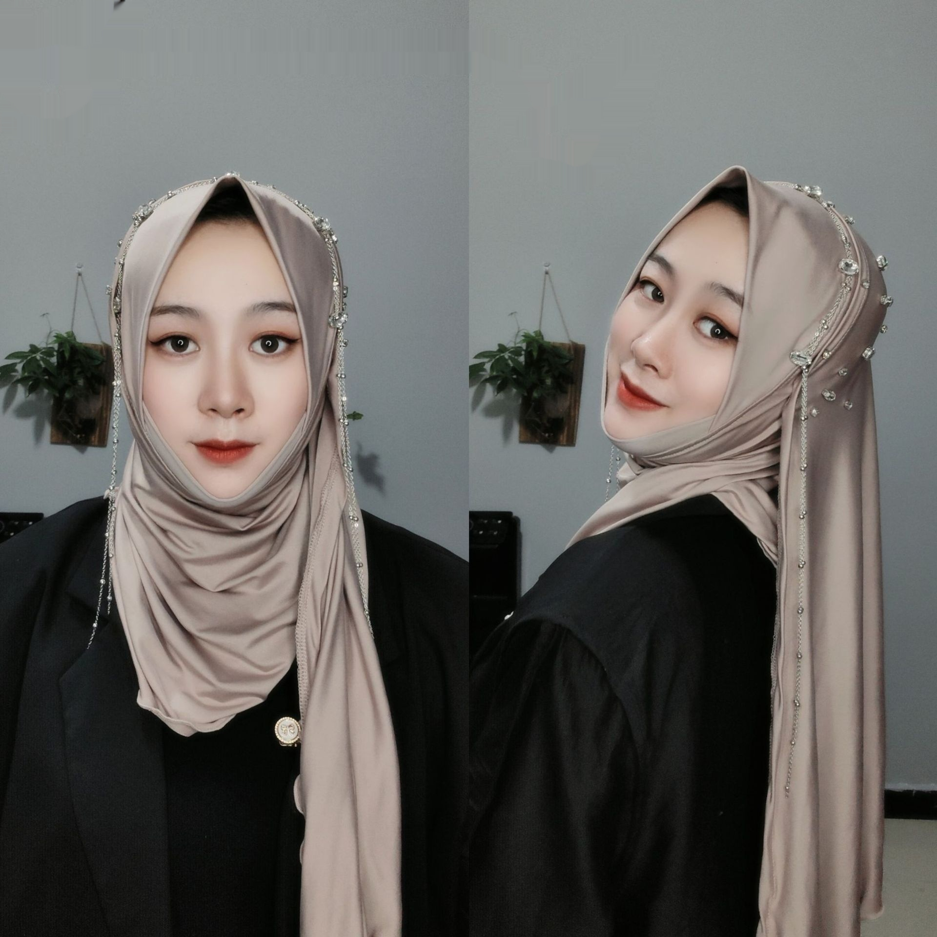 Milk Silk Double-sided Tassel Heavy Industry Winding Towel New Scarf - Image 2