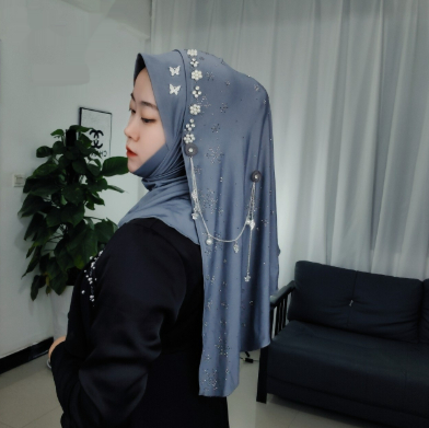 Milk Silk Snowflake Tassel Soft Brim Wrap Scarf