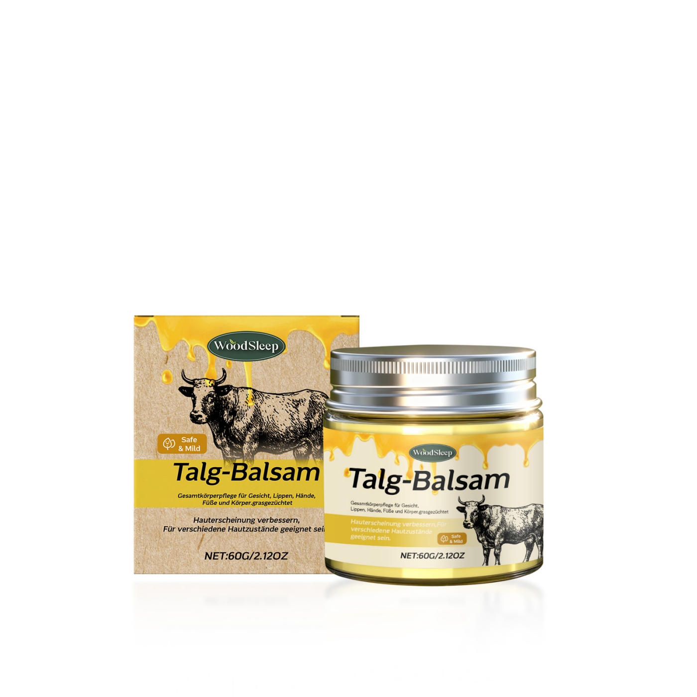 كريم ترطيب وتغذية بزيت شحم البقر