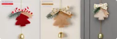 Nordic Style Christmas Decoration Pendant Vehicle Bell - Set1 - View 1