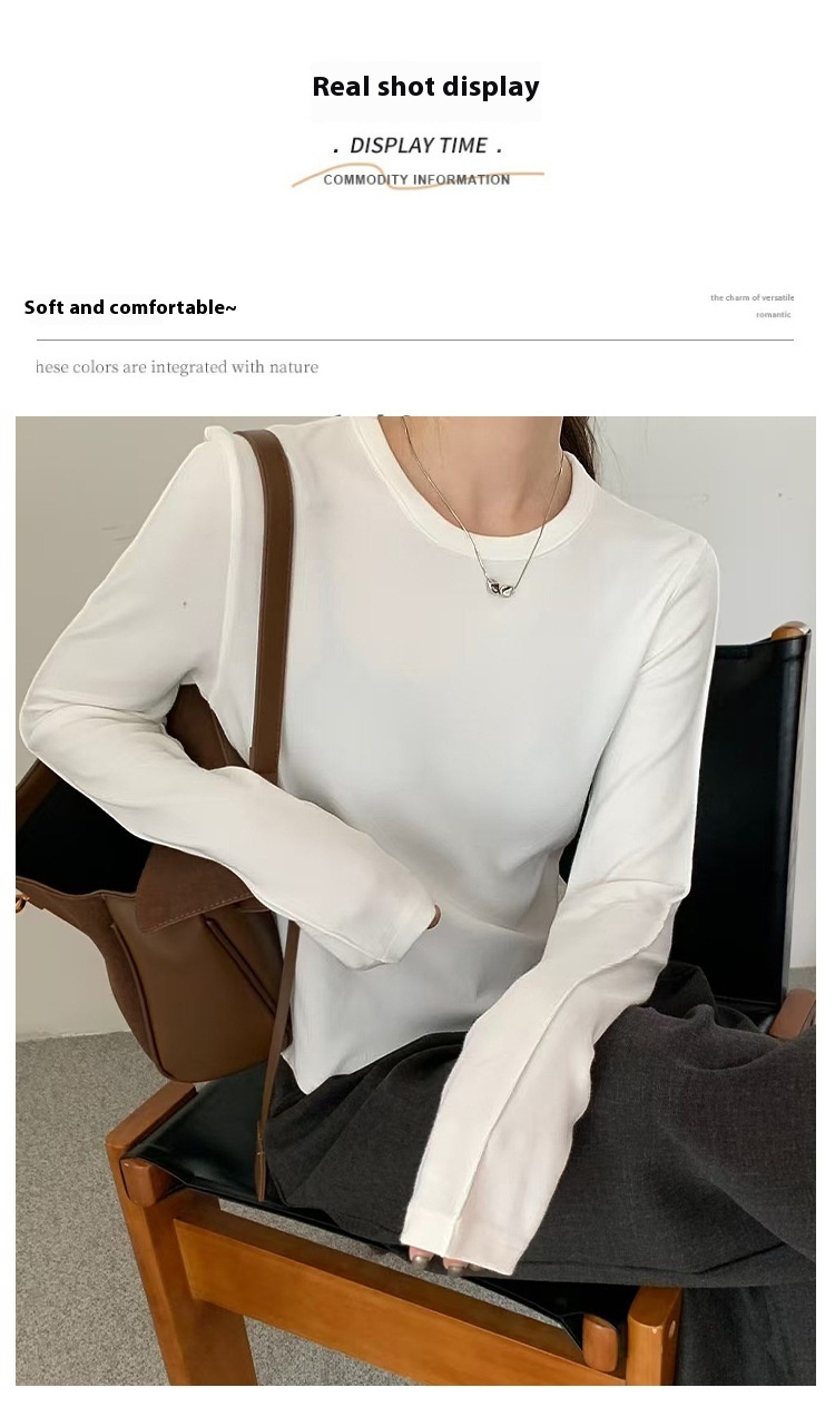 Figurbetontes Stricktop – Frontansicht