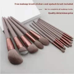 Quick drying Hair Makeup Brush 13 Tools Suit - 13 Pcs - View 1