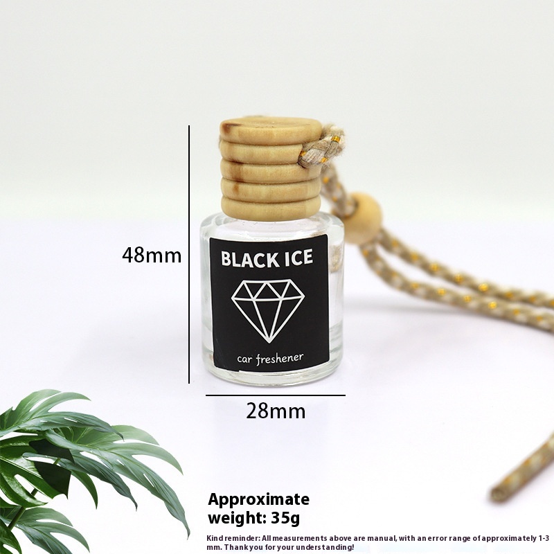 Auto Perfume Glass Bottle Car Aromatherapy Pendant Wood Aromatherapy 7