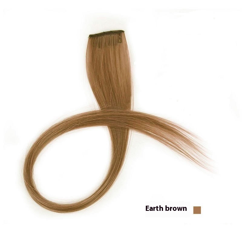 Color Hair Hanging Ear Dyed Wig Set Hair Extension Color Stripes Hot Color 29