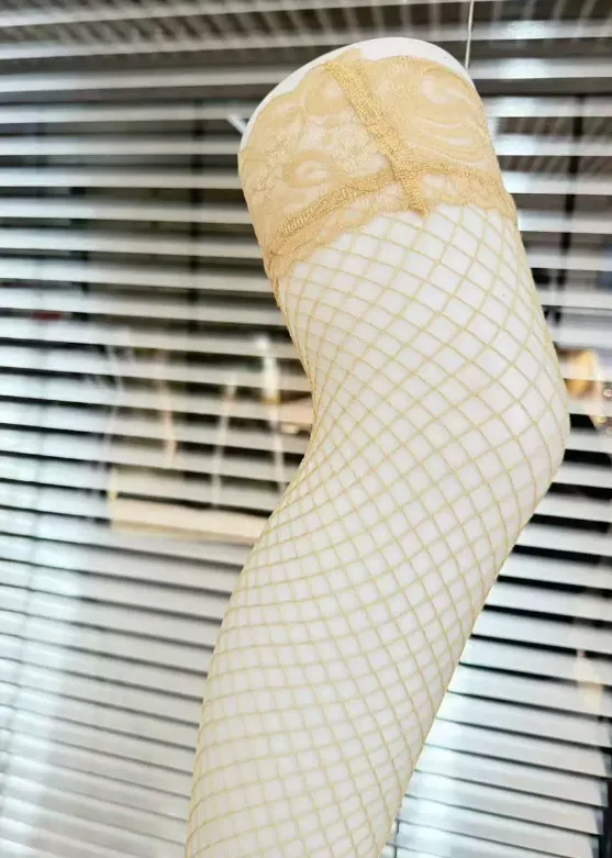 Women's Garters Stockings Long Tube Suit Skin Color Mesh Stockings - Shop at LoveMi