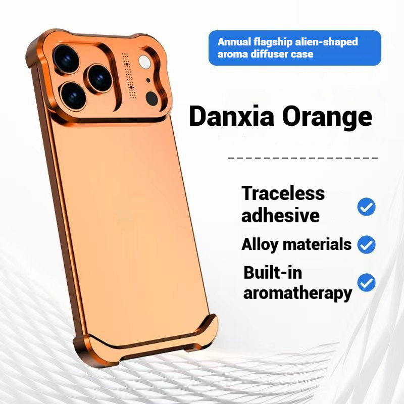 Special-shaped Aromatherapy Aluminum Alloy Metal Phone Case