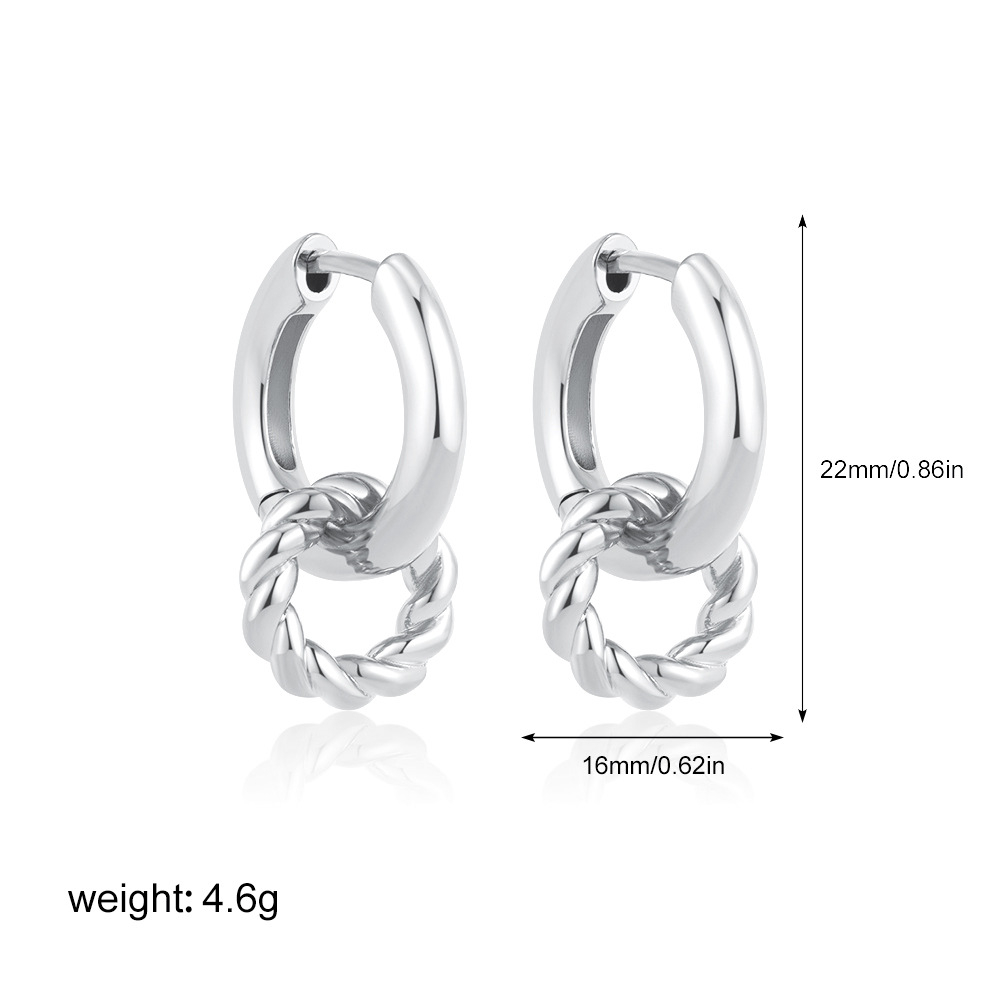 Niche Temperament Cold Style Earrings